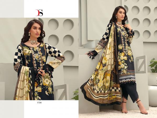 Deepsy Firdous Best Of Queens Court Cotton Dupatta Pakistani Suits